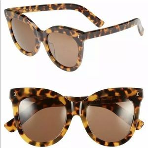 Illesteva Holly Tortoise Cat-eye Sunglasses
